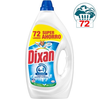 detergente líquido Total 4+1 botella 72 dosis - Dixan