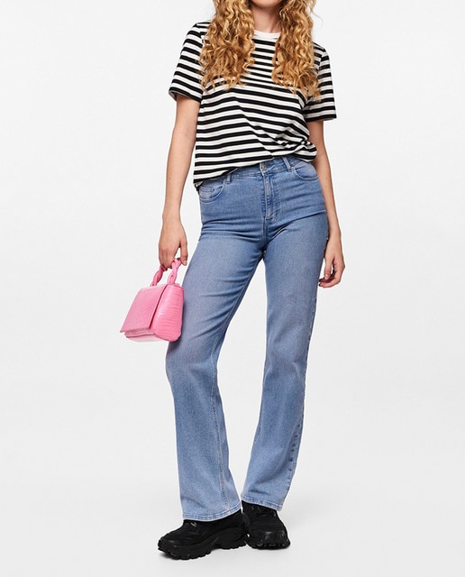 Imagen 0 de Vaquero de mujer recto de cintura alta