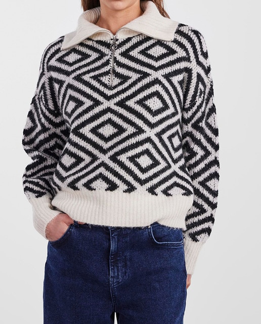 Imagen 0 de Jersey cuello solapa de mujer