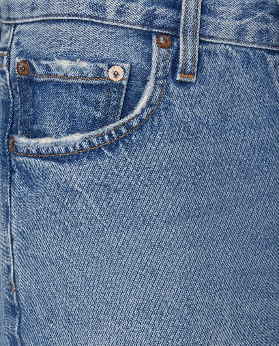 Jeans V-Waist Baggy Azul-3