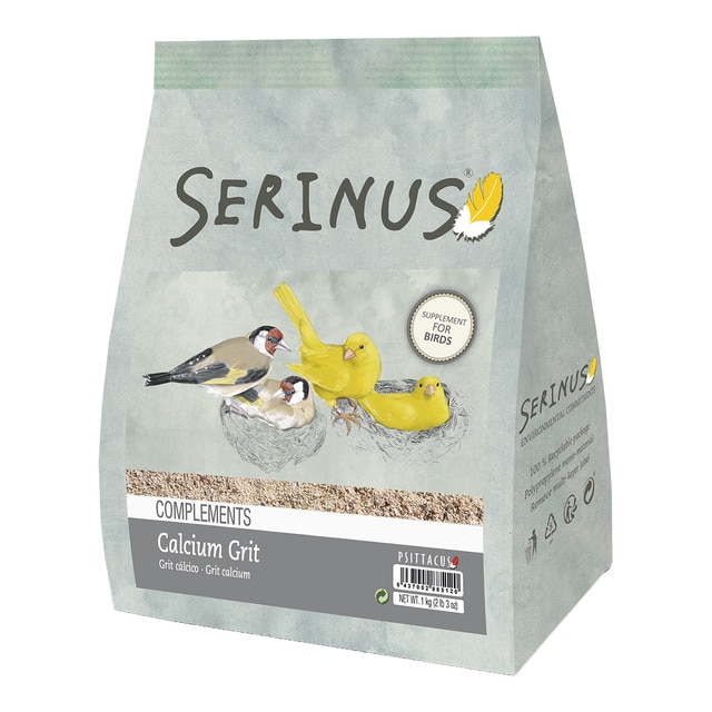 Imagen 0 de Suplemento para canarios, exóticos y fringílidos silvestres Serinus Calcium Grit 1 kg