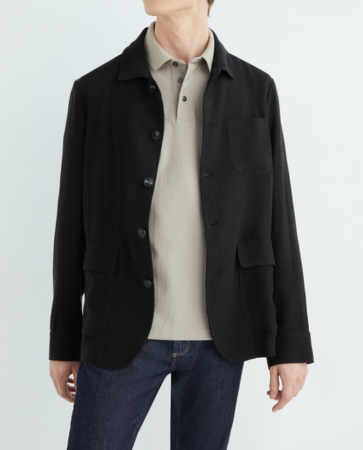 Imagen 0 de Chaqueta de hombre regular de lino lyocell