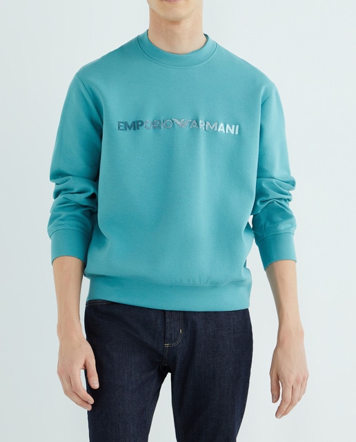 Imagen 0 de Sudadera de hombre regular con logo bordado multicolor