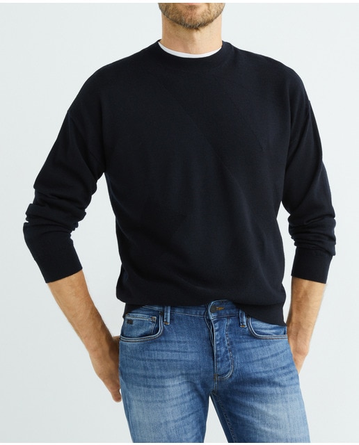 Imagen 0 de Jersey de hombre en punto con logo