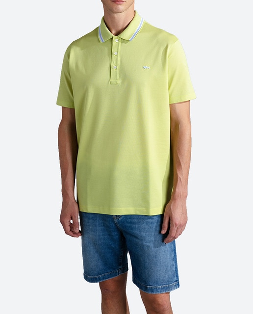 Imagen 0 de Polo de hombre manga corta raya en cuello