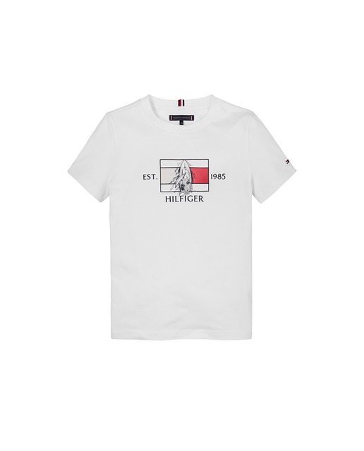 Imagem 0 de T-shirt de Manga Curta com Estampado no Peito