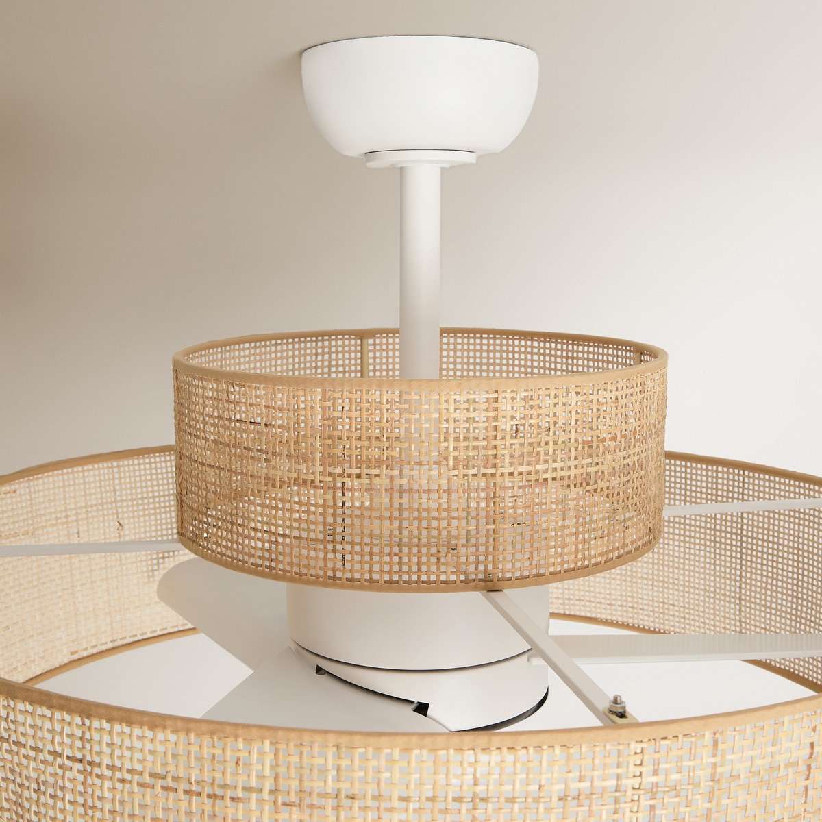 Ventoinha de Teto com Luz LED e Motor DC Nilo XL Natural-5