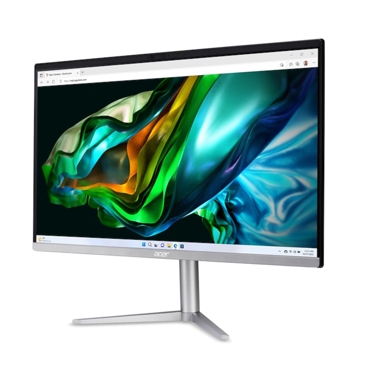 All in One Acer C24-1300, Ryzen 5-7520U, 16GB, 1TB SSD, 23,8", W11 Plata-6