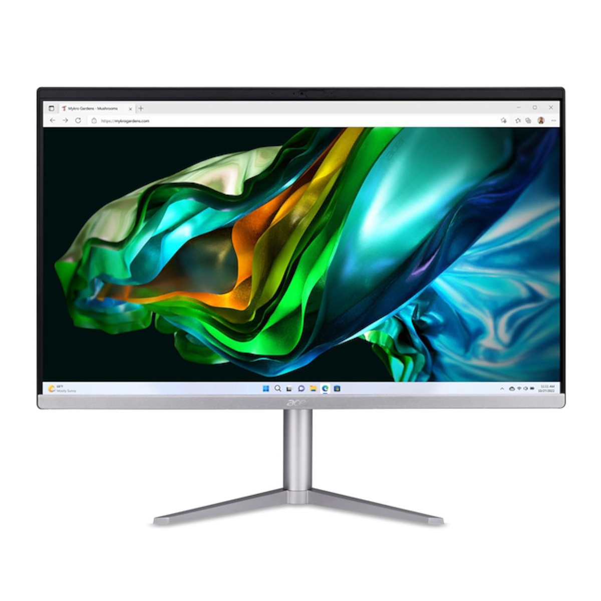 All in One Acer C24-1300, Ryzen 5-7520U, 16GB, 1TB SSD, 23,8", W11 Plata-4