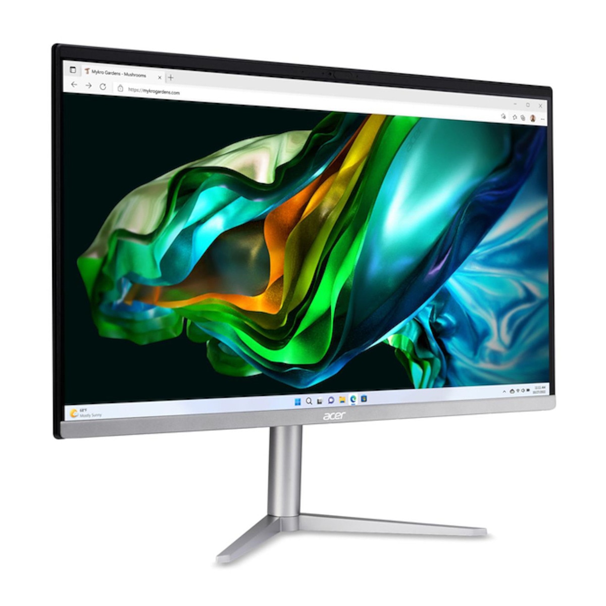 All in One Acer C24-1300, Ryzen 5-7520U, 16GB, 1TB SSD, 23,8", W11 Plata-2