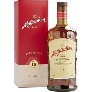 ron gran reserva 15 años República Dominicana botella 70 cl - Matusalem