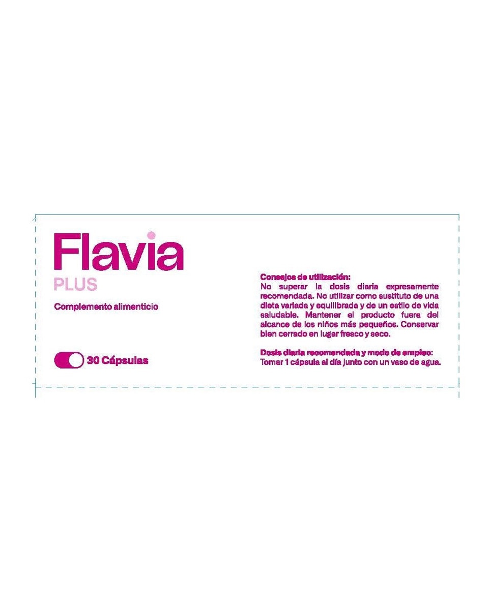Complemento Alimenticio Flavia Plus 30 Cápsulas Lacer - 30 Cápsulas 3