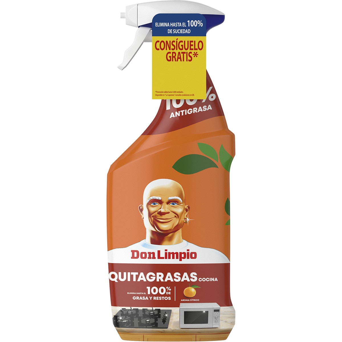 quitagrasas cocinas aroma cítricos spray 800 ml