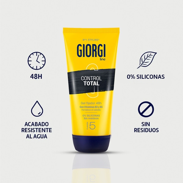 Line Haargel total Control 48 Stunden Halt 0% Silikon ohne Rückstände 5 Rohr 170 ml