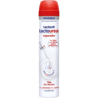 desodorante reparador Lactourea 0% alcohol 48h spray 200 ml - Lactovit