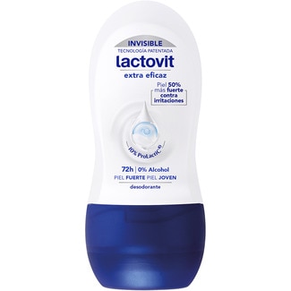desodorante roll-on Extra Eficaz 0% alcohol 72h envase 50 ml - Lactovit
