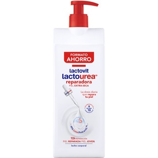 leche corporal Lactourea reparadora con lactosomas dosificador 800 ml para piel extra seca - Lactovit
