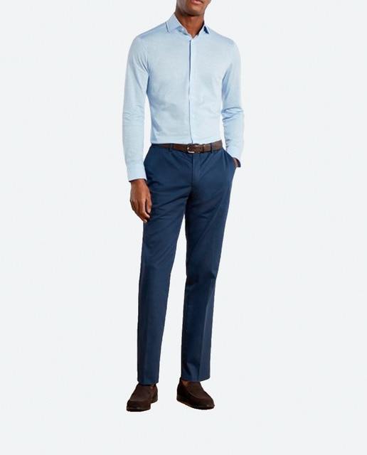 Imagen 0 de Pantalón chino de hombre fit sanderson de algodón elástico.