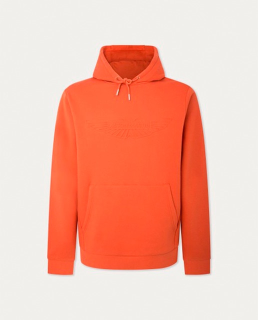 Imagen 0 de Sudadera de hombre con capucha logo relieve Aston Martin.