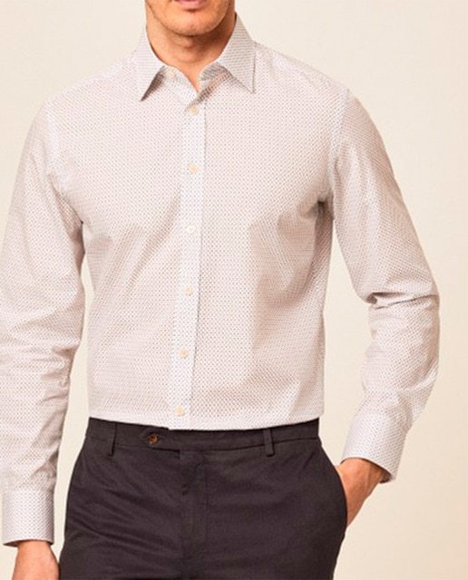 Imagen 0 de Camisa de hombre slim fit estampada.