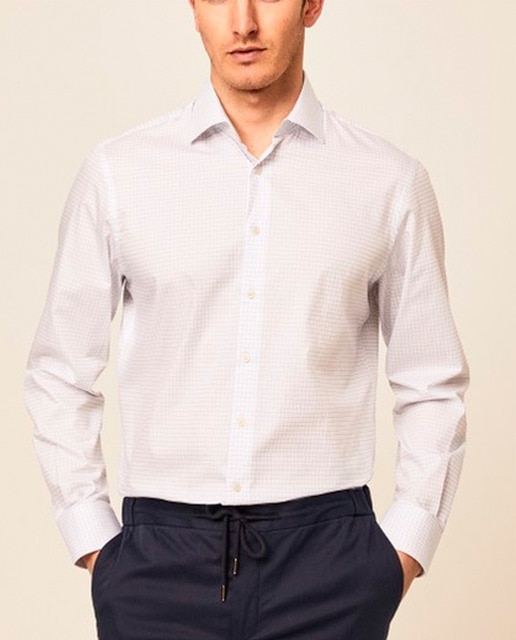 Imagen 0 de Camisa de hombre slim fit cuadros.