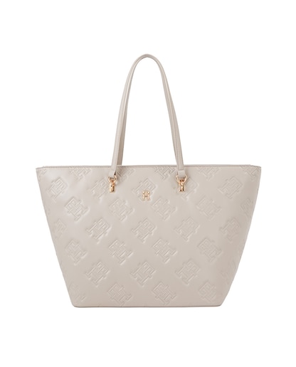 Imagen 0 de Bolso shopper Tommy Hilfiger con estampado Monogram y cremallera.