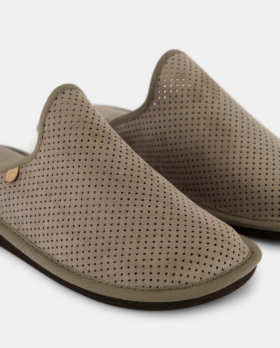 Pantufas Castanho-5