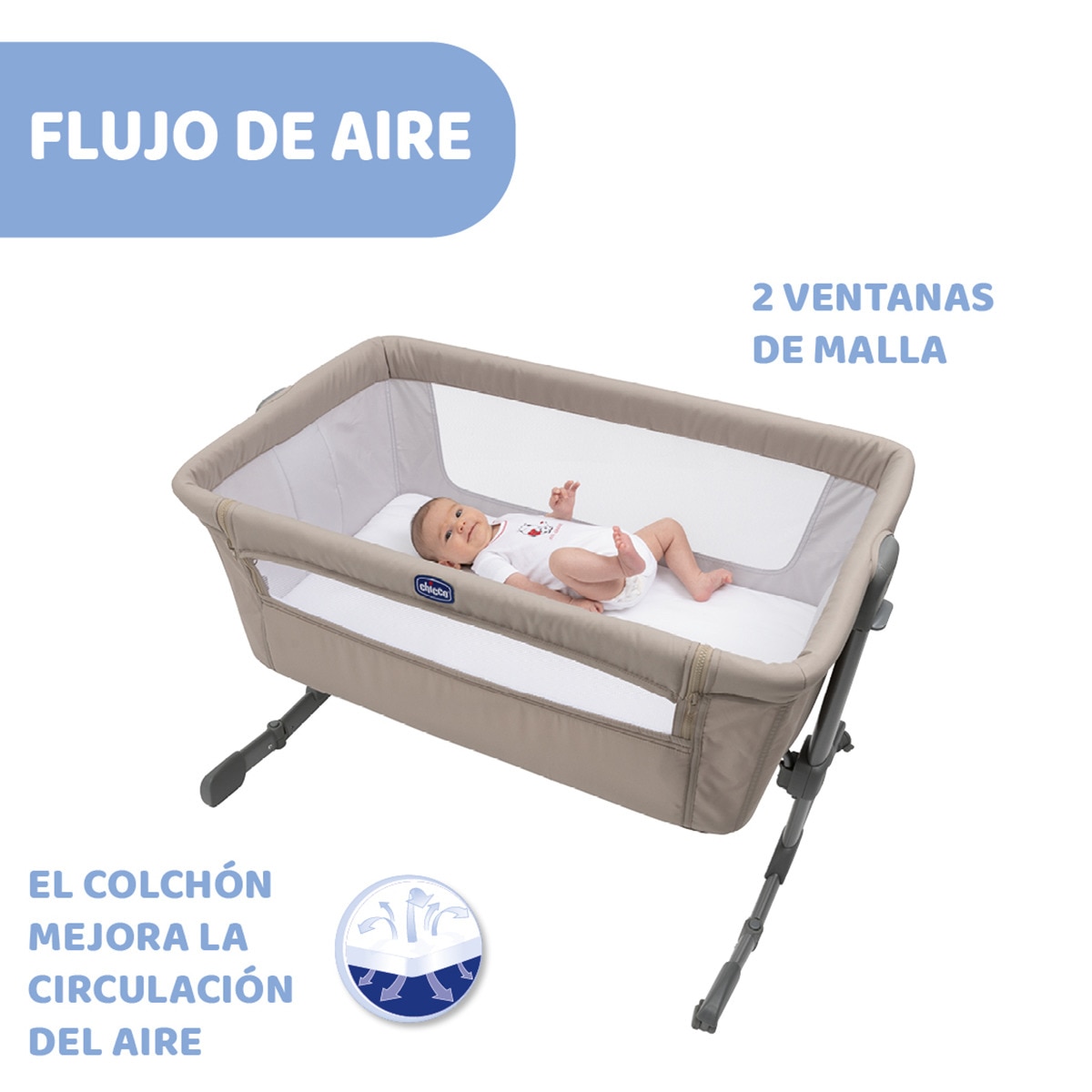Berço de Co-Sleeping Next2Me Essential Castanho-5