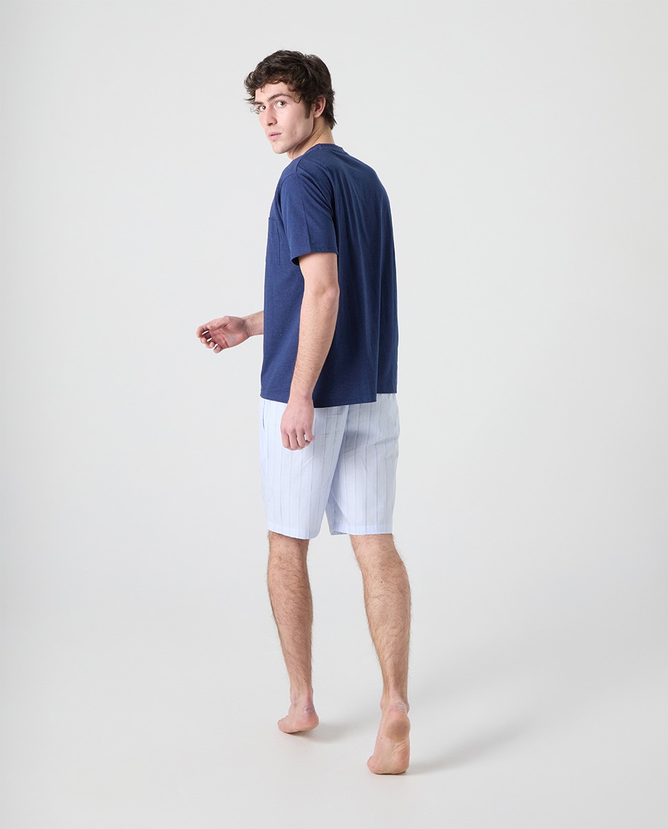 Pijama Combinado Azul-marinho-2