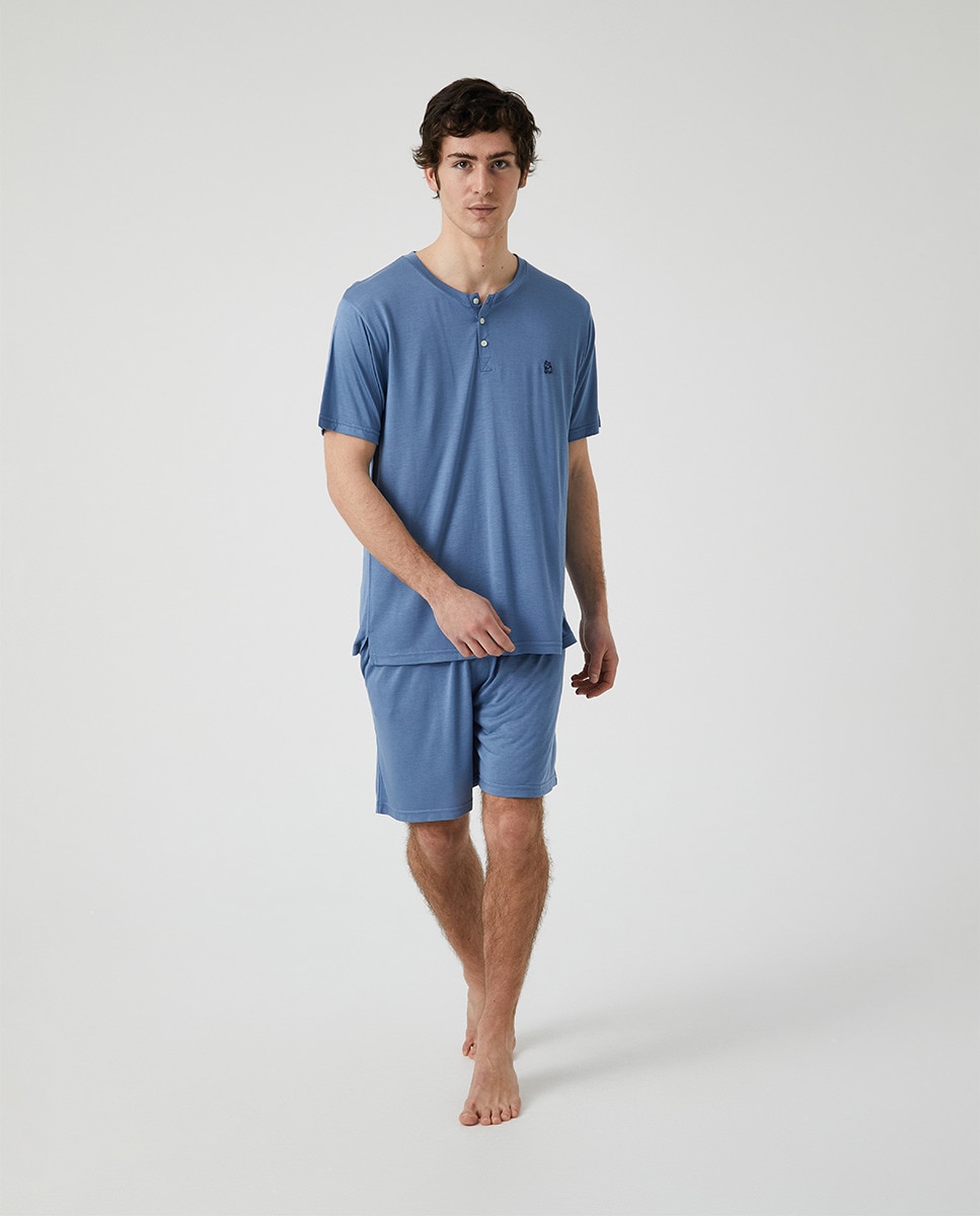 Pijama Corto Pijama Kiff Kiff Hombre Pijama De Hombre Corto Modal