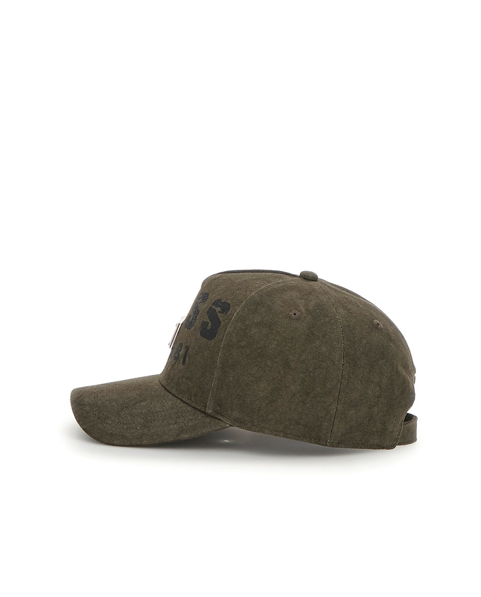 Boné Modelo London Militar Verde-3
