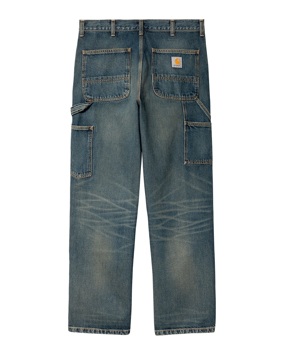 Calças Double Knee Pant Azul-5