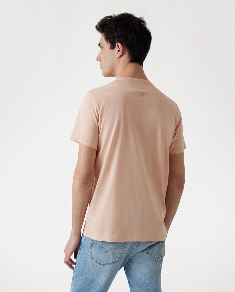 T-shirt com manga curta Rosa-2