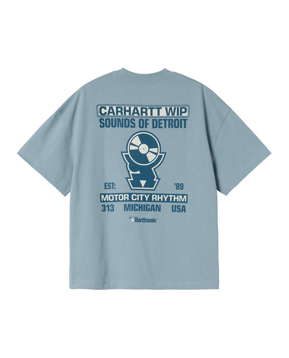 T-shirt Harttronix de Manga Curta Azul-5