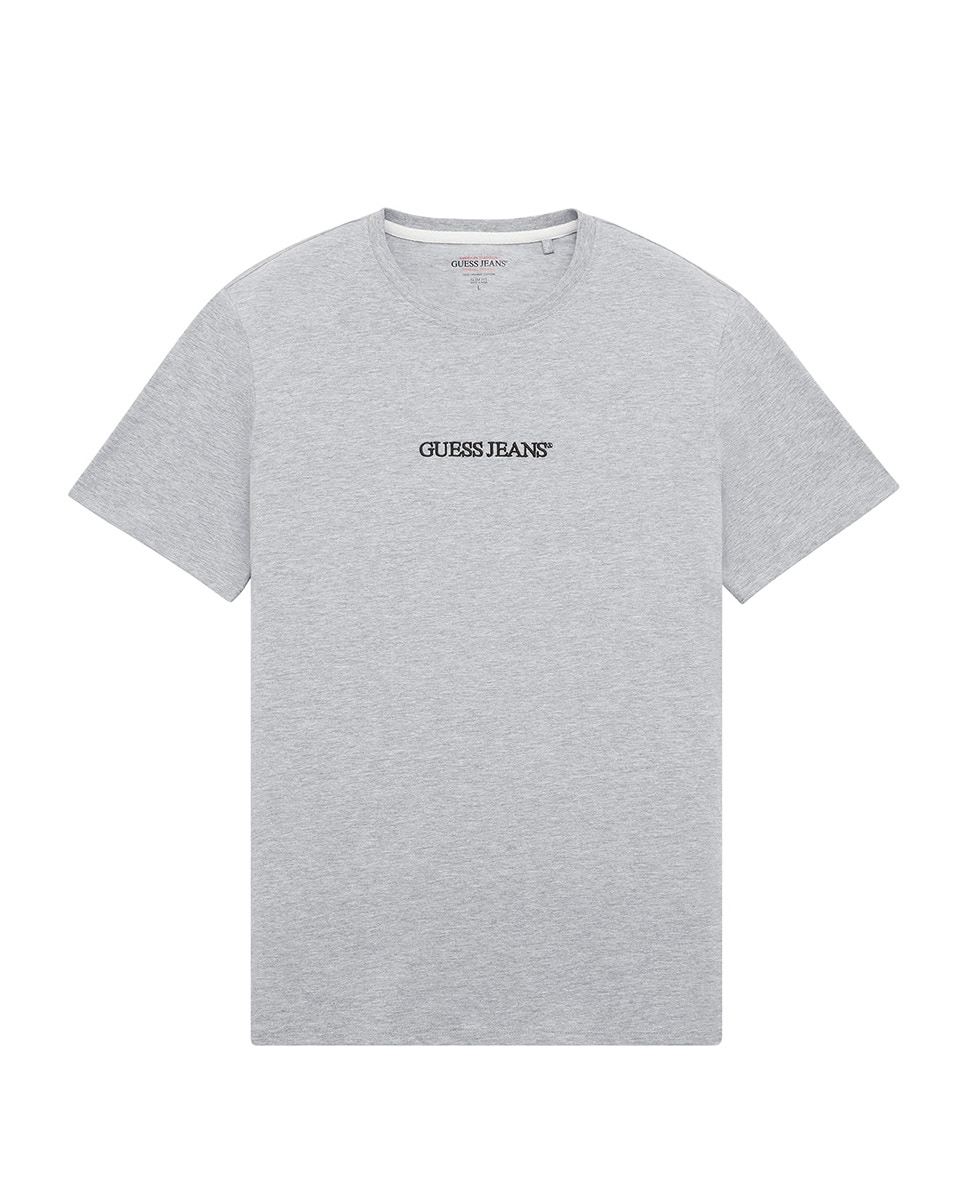T-shirt com Manga Curta Cinzento-claro-5