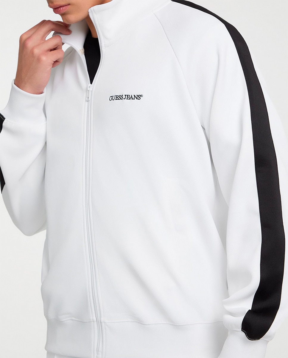 Sweatshirt de Manga Comprida Branco-3