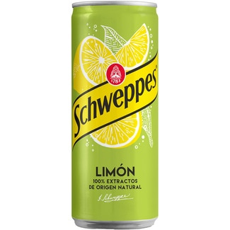 refresco de limón original con gas lata 33 cl - Schweppes