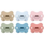 Butterfly Schnuller ganz aus Silikon in Größe 0-6 Karton 1 Einheit verschiedene Farben, Sortiment nach Bestand