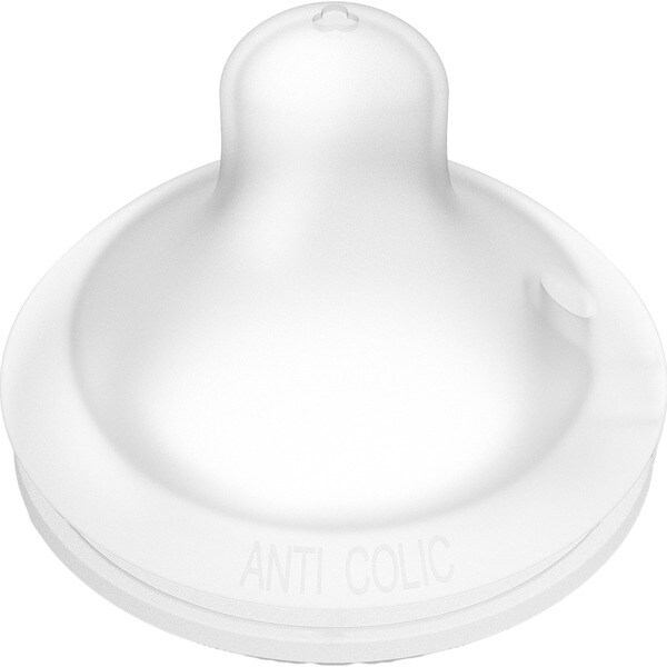 physiologischer SX Pro Silikonsauger mit sehr dichtem Fluss für Babys +6 Monate 2 Einheiten mit System gegen Koliken