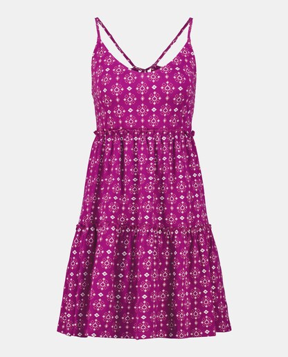Imagen 0 de Vestido tirantes punto estampado  de mujer