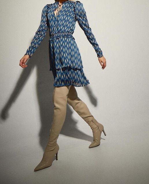 Imagen 0 de Vestido estampado pirámides