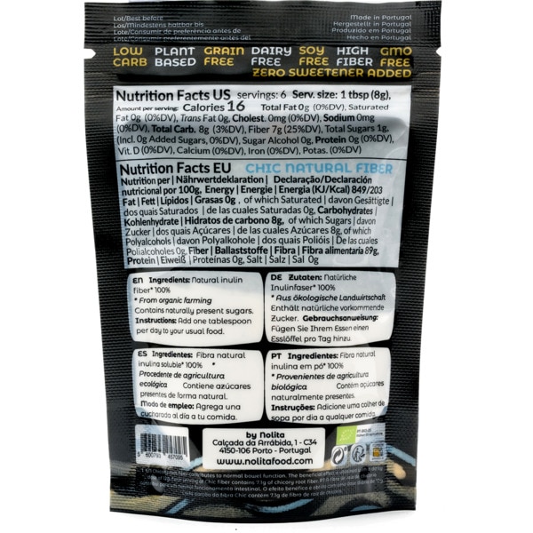 Fibra Natural Prebiótica Bio embalagem 50 g