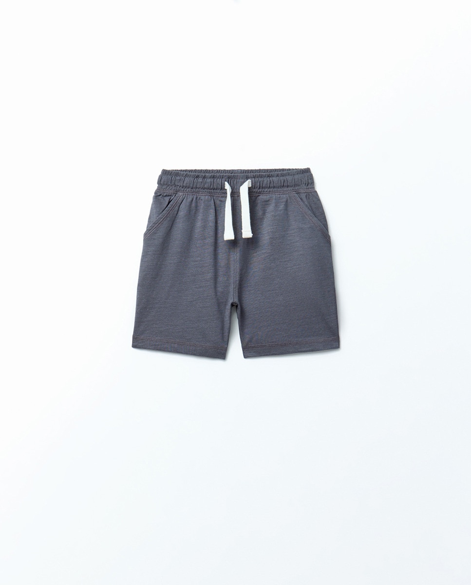 Bermudas Básicas Preto-1