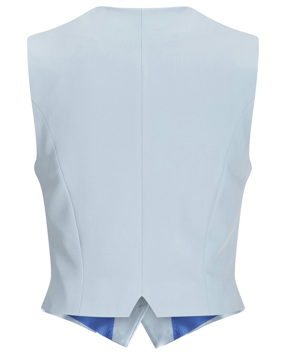 Colete com botões Azul-claro-5