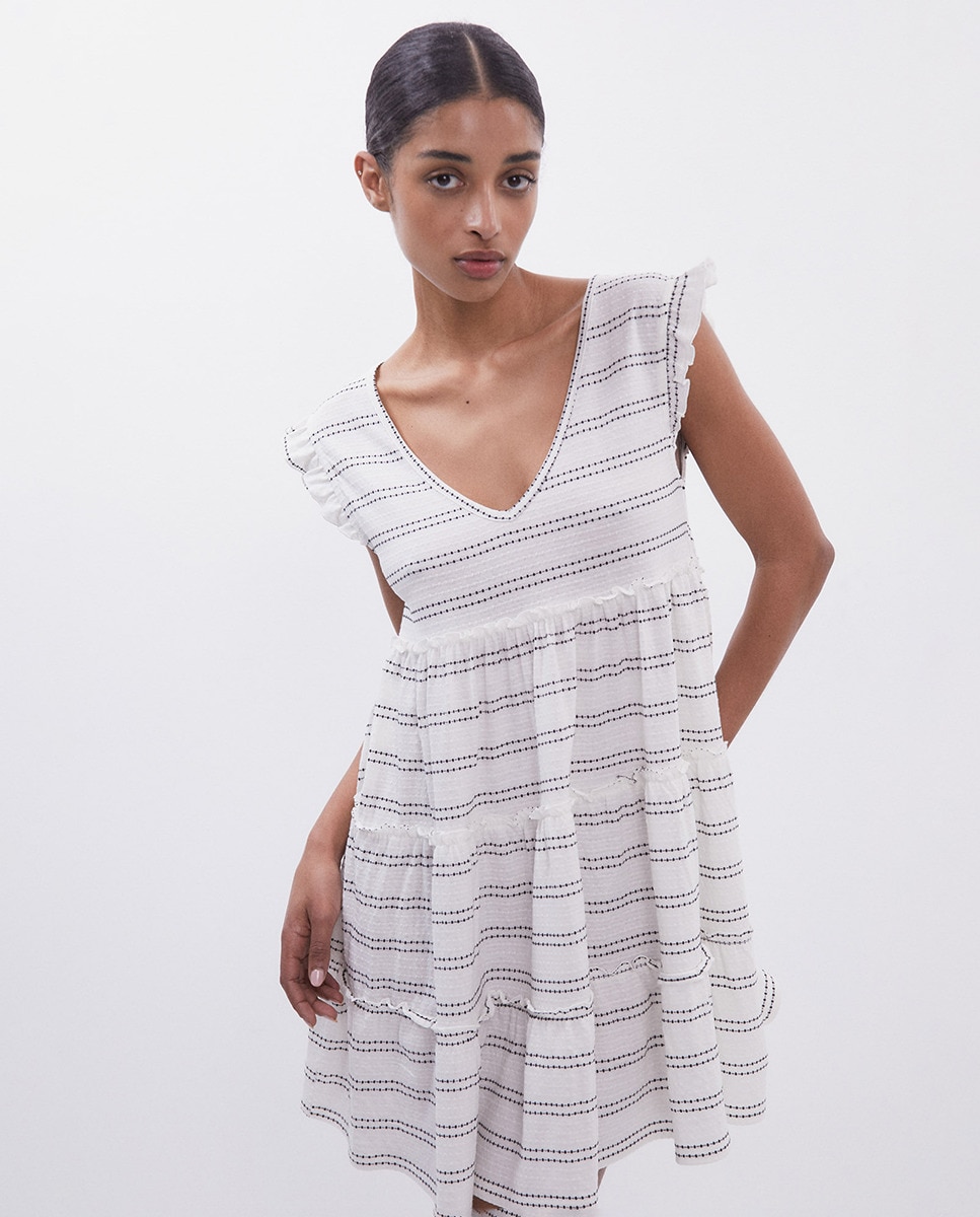 Vestido curto Branco-2