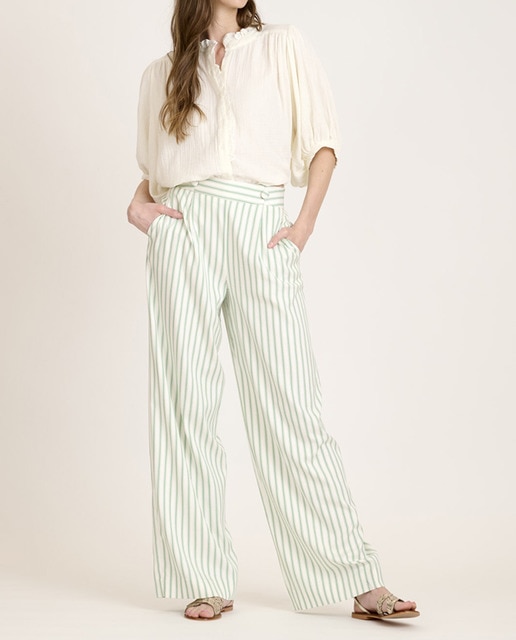 Imagen 0 de Pantalón de mujer de vestir con rayas verticales