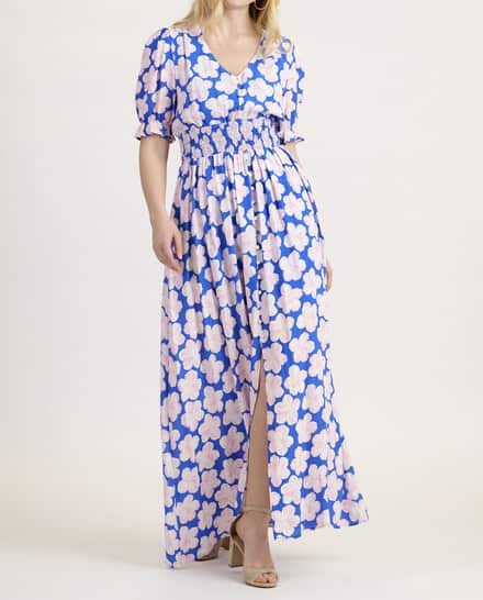 Vestido de mujer largo con estampado floral — oferta en Primeriti