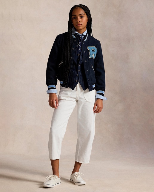 Imagem 0 de Jeans de Algodão com Bolsos de Remendo