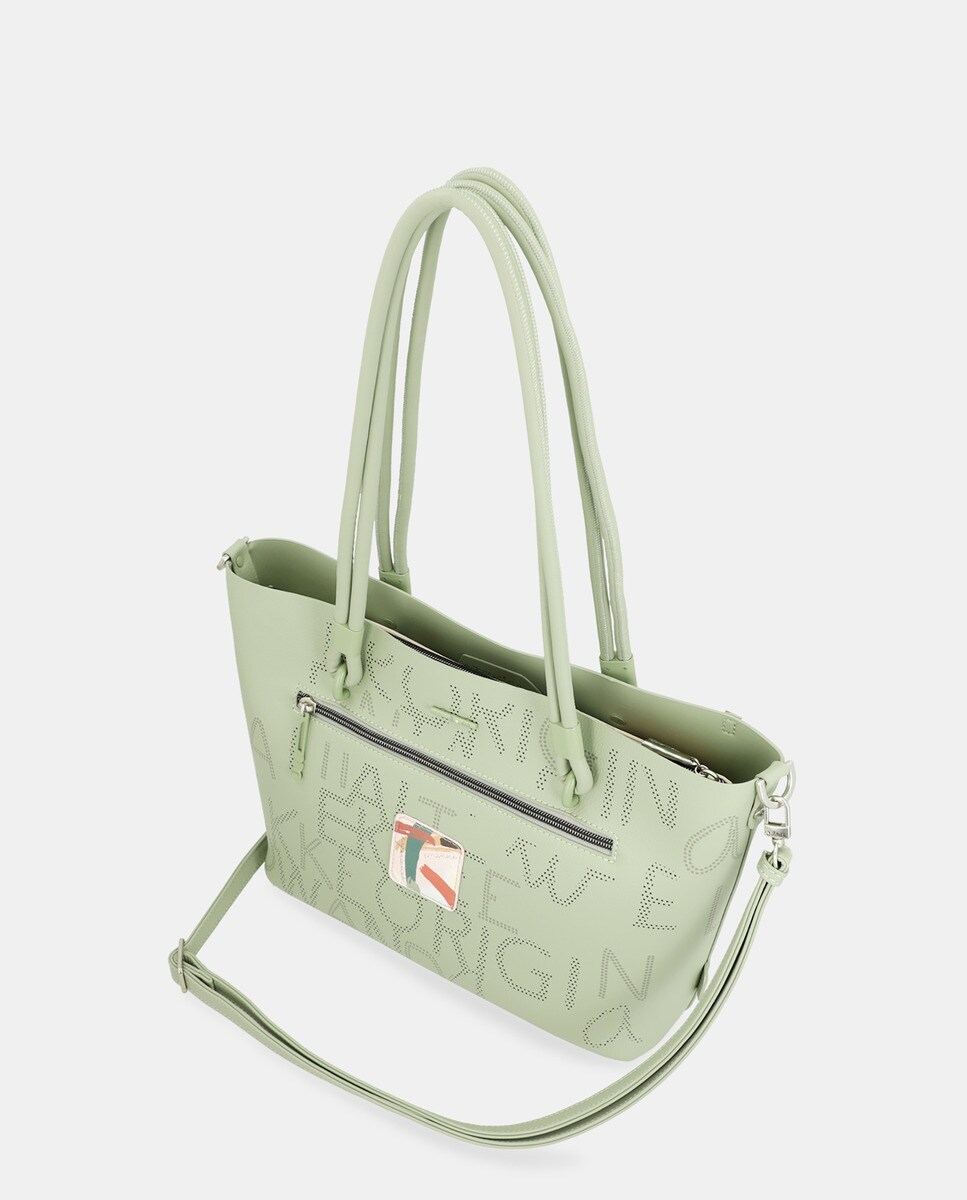BORSA A TRACOLLA CON DOPPIO SCOMPARTO ALMA- OLE ANEKKE