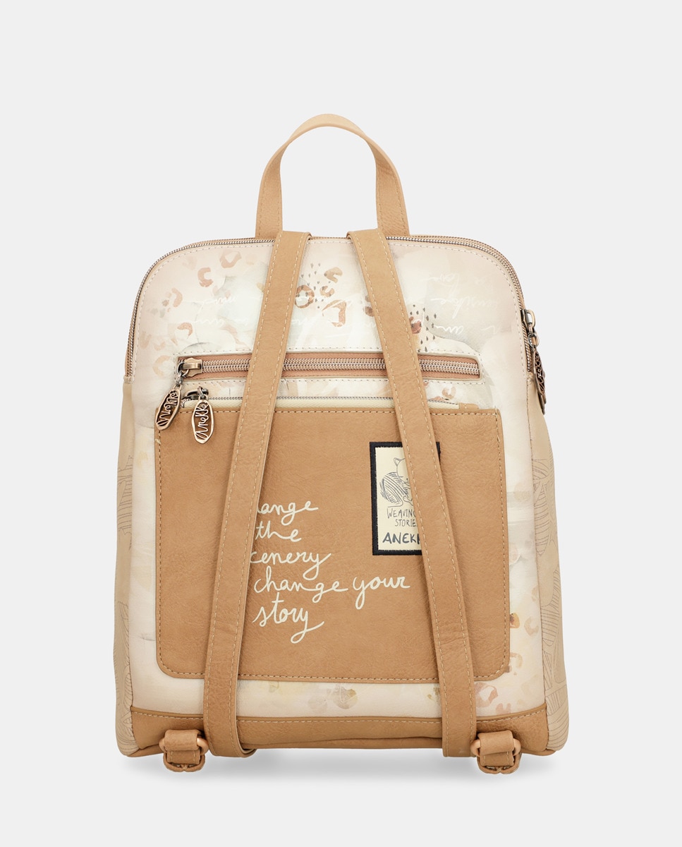 Mochila de Compartimento Triplo Memories Multicolor-3